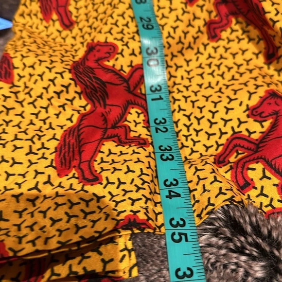 Vintage style 100% Cotton Ankara African  Batik Horse Print Summer Dress S/M - Picture 7 of 14